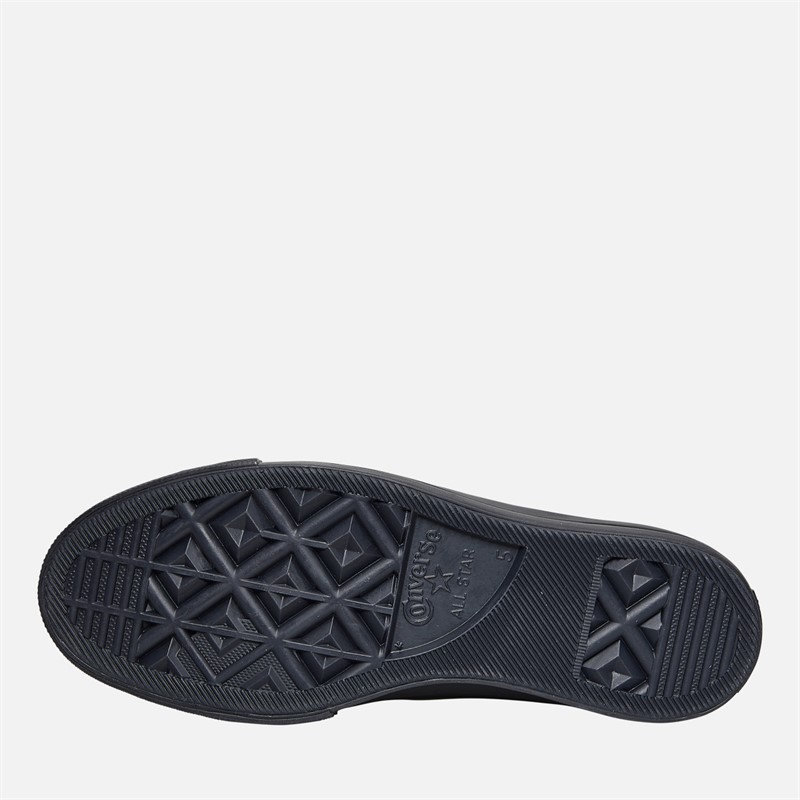 Converse Womens Chuck Taylor All Star Lift Hi Platform Leather Trainers Black/Total Eclipse/Black