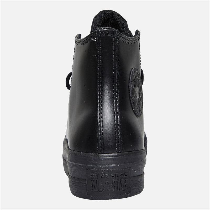 Converse Womens Chuck Taylor All Star Lift Hi Platform Leather Trainers Black/Total Eclipse/Black