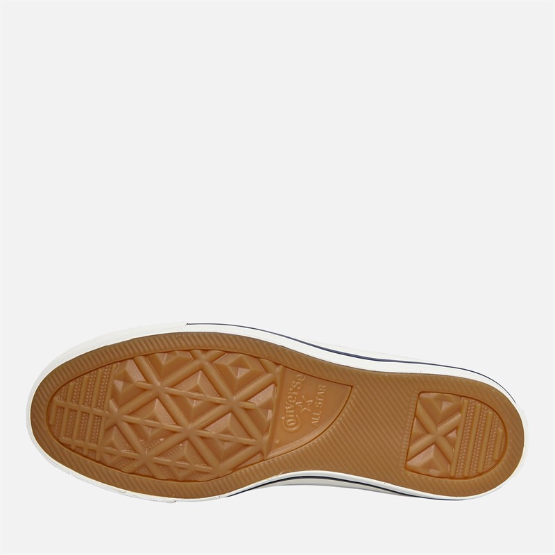 Converse Junior Chuck Taylor All Star Hi Suede Trainers Grey Area/Egret/Midnight Navy