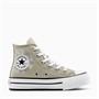 Converse Kids Chuck Taylor All Star Lift Platform Hi Florals Trainers Pale Surplus/White/Violet Heat