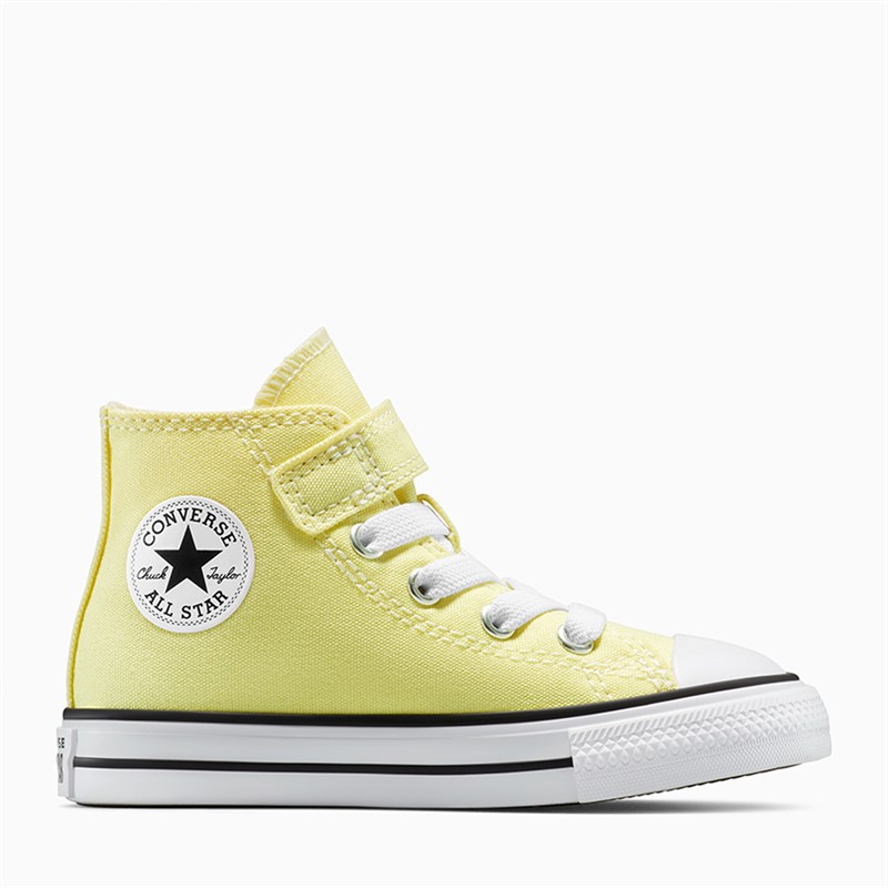 Converse Boys Chuck Taylor All Star Hi Easy On Trainers Lemon Slushy - Size 10K