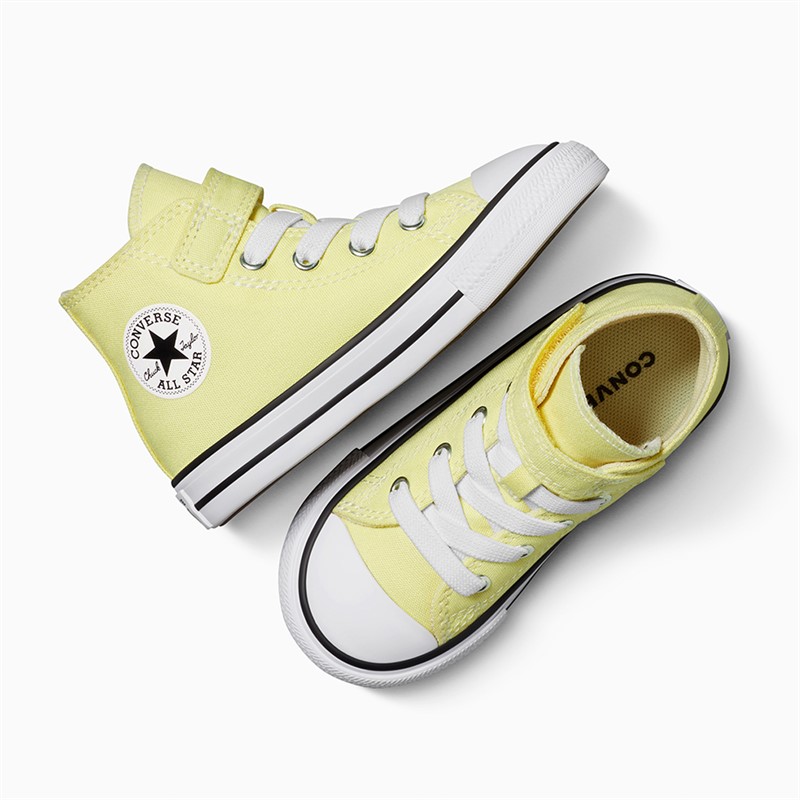 Converse Infant Chuck Taylor All Star Hi Easy On Trainers Lemon Slushy