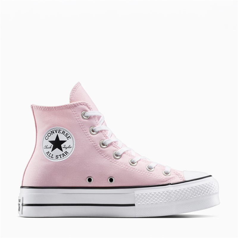Converse Womens Chuck Taylor All Star Lift Platform Hi Trainers Sugar Berry/White/Black