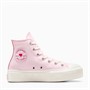 Converse Womens Chuck Taylor All Star Lift Platform Hi Hearts Trainers Sugar Berry/Egret/Sugar Berry