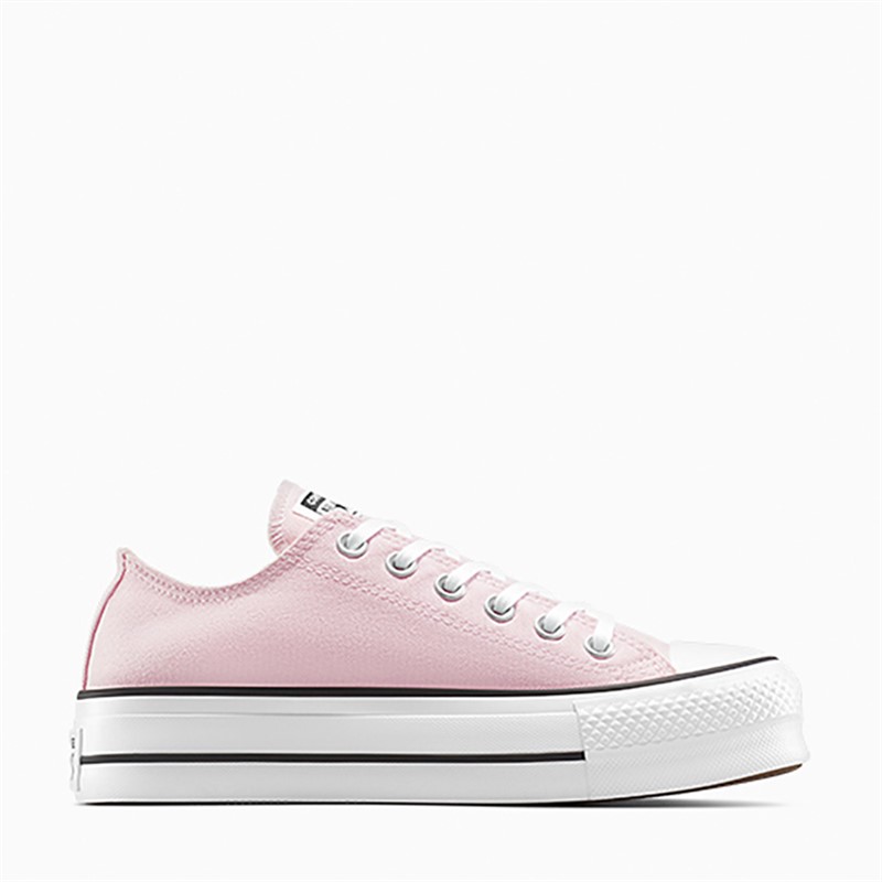 Converse Womens Chuck Taylor All Star Lift Platform Ox Trainers Sugar Berry/White/Black - Size 3.5
