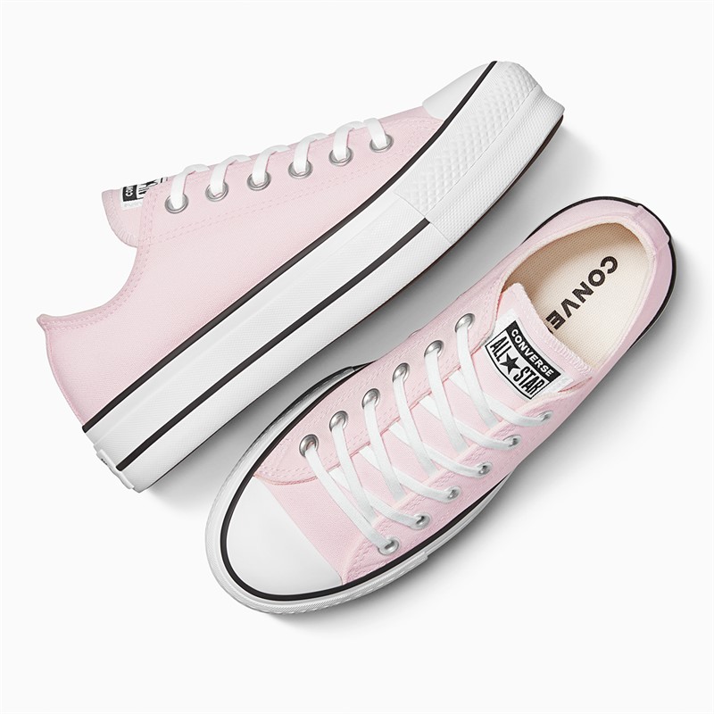 Converse Womens Chuck Taylor All Star Lift Platform Ox Trainers Sugar Berry/White/Black