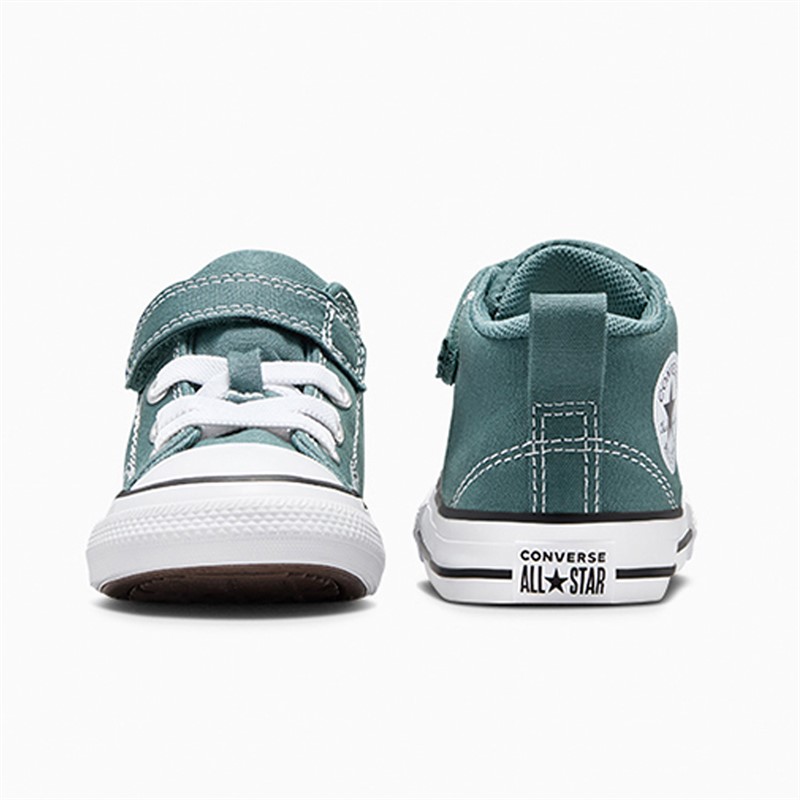 Converse Infant Chuck Taylor All Star Malden Street Mid Easy On Trainers True Nature/White/Black