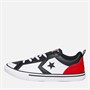Converse Junior Pro Blaze Trainers Black/Red/White