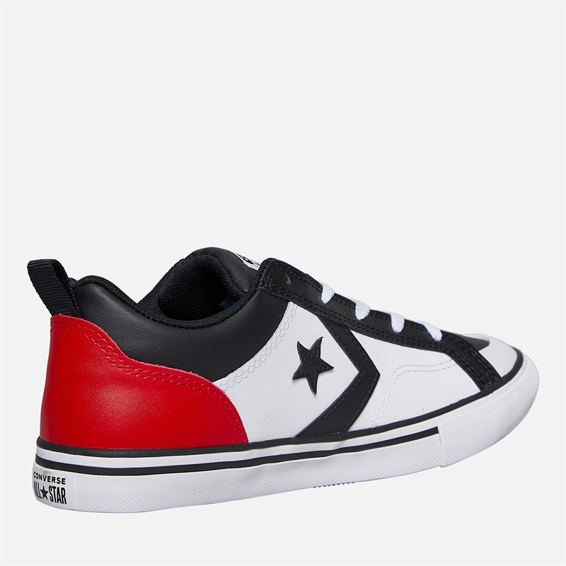 Converse Junior Pro Blaze Trainers Black/Red/White