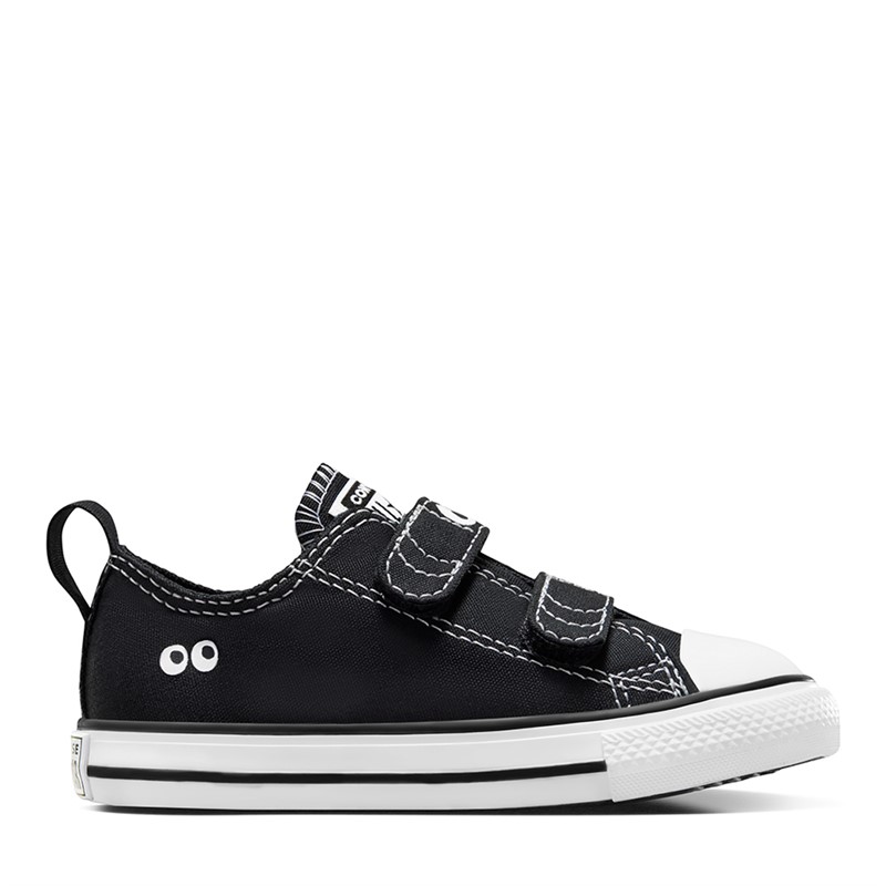 Converse Kids Chuck Taylor All Star Ox Eyes Easy On Trainers Black/White/Black