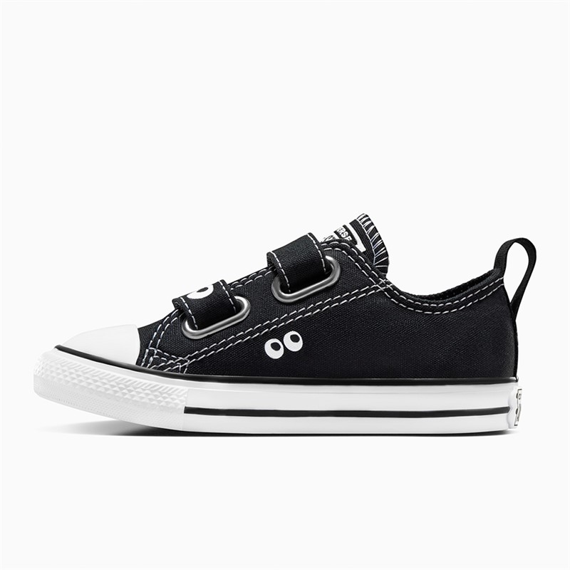 Converse Kids Chuck Taylor All Star Ox Eyes Easy On Trainers Black/White/Black