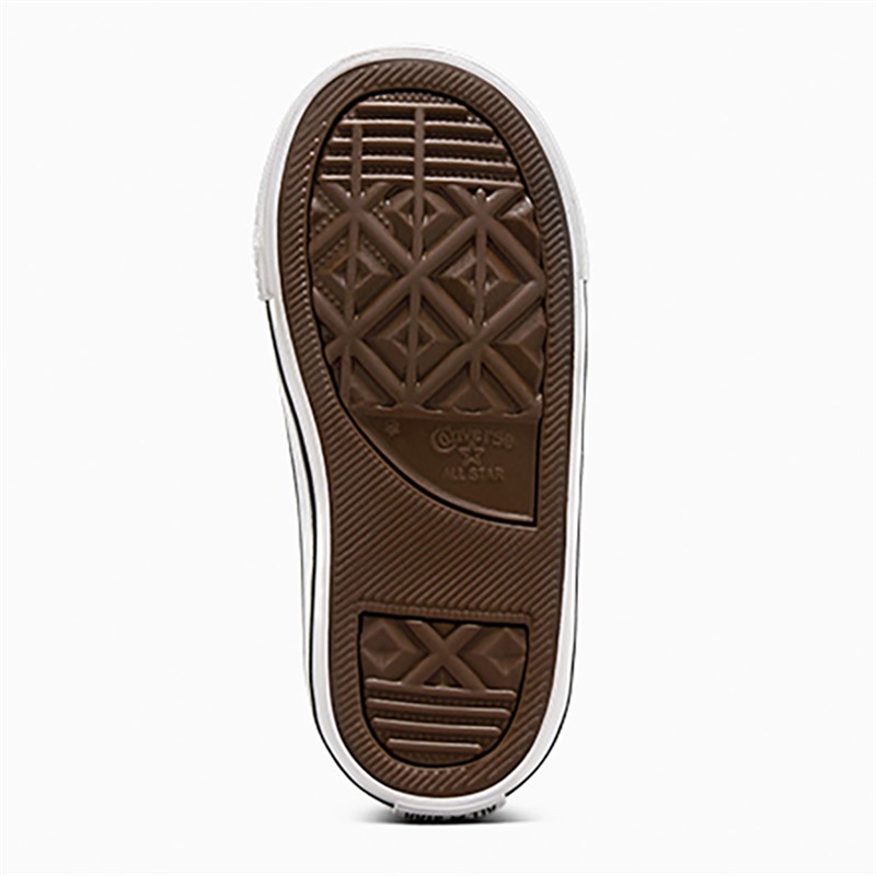 Converse Infant Girls Chuck Taylor All Star Ox Glitter Easy On Trainers Dark Matter/White/Black