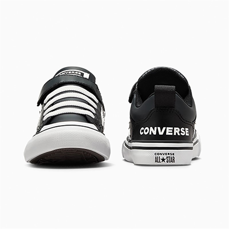 Converse Kids Pro Blaze Leather Trainers Black/White/Black