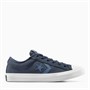 Converse Junior Star Player 76 Ox Suede And Leather Trainers Midnight Pass/Lakeside Blue