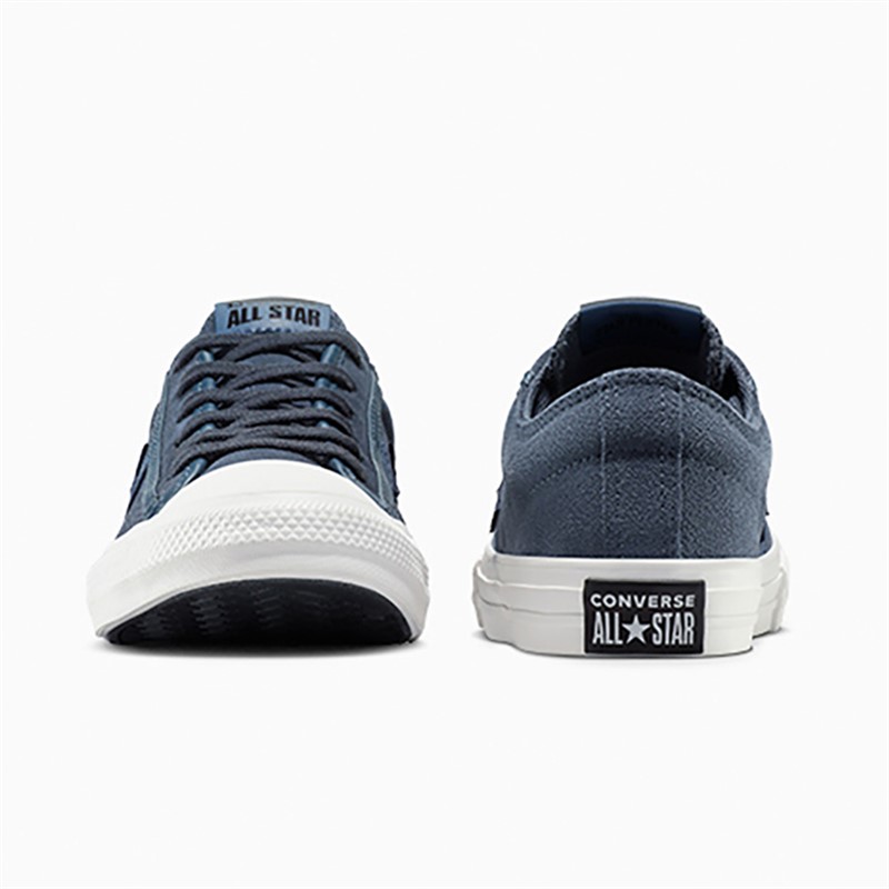 Converse Junior Star Player 76 Ox Suede And Leather Trainers Midnight Pass/Lakeside Blue