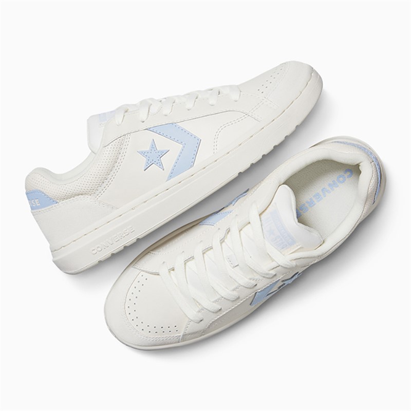 Converse Mens Pro Blaze Classic Trainers Egret/Egret/Blue Supermoon