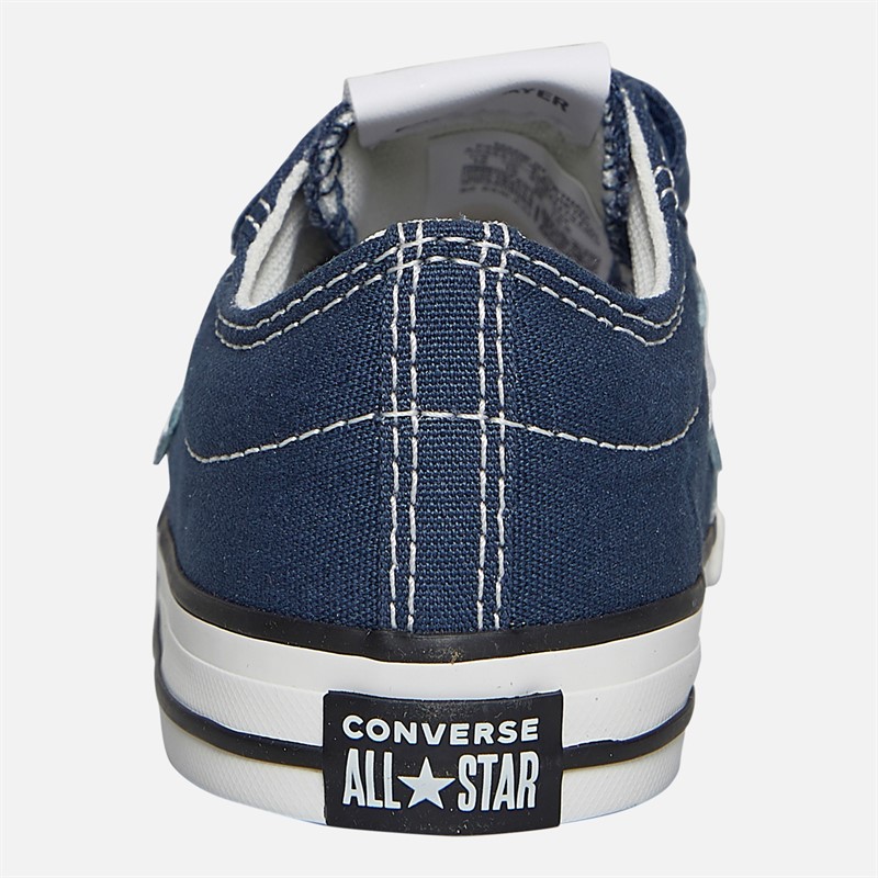 Converse Infant Star Player 76 Ox Easy On Canvas Trainers Navy/Vintage White/Egret