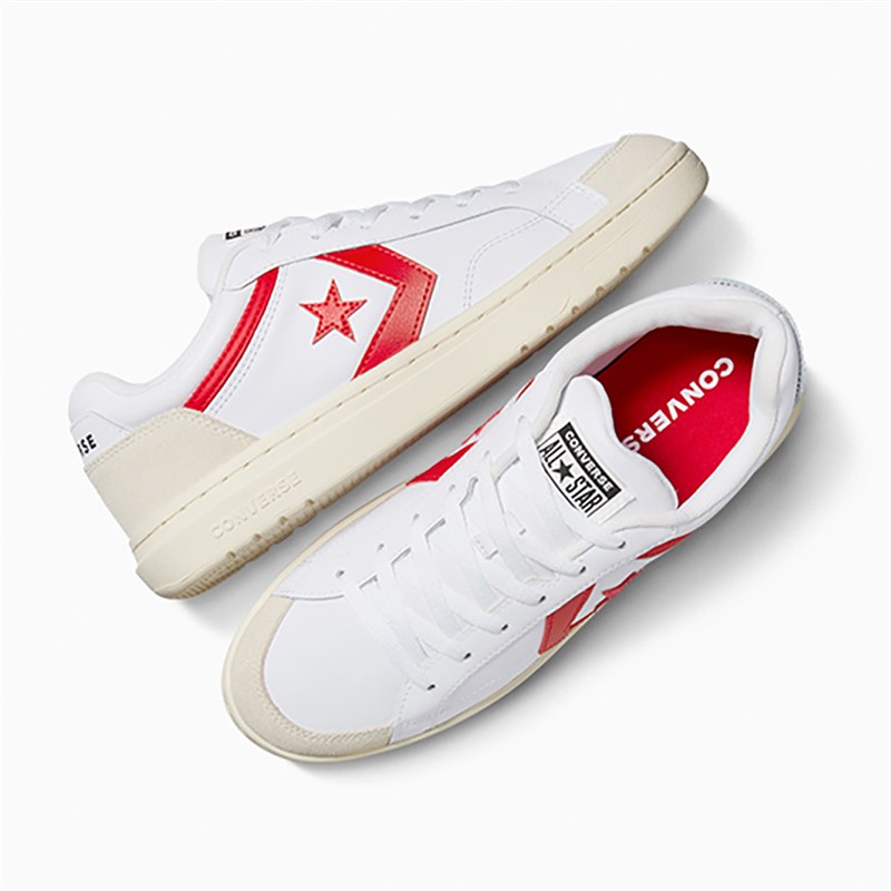 Converse Pro Blaze Classic Retro '90s Trainers White/Red/Egret