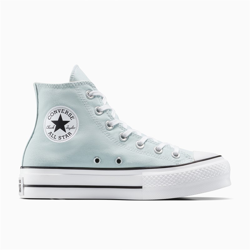 Converse Womens Chuck Taylor All Star Lift Platform Hi Trainers You Dew You/White/Black - Size 6.5