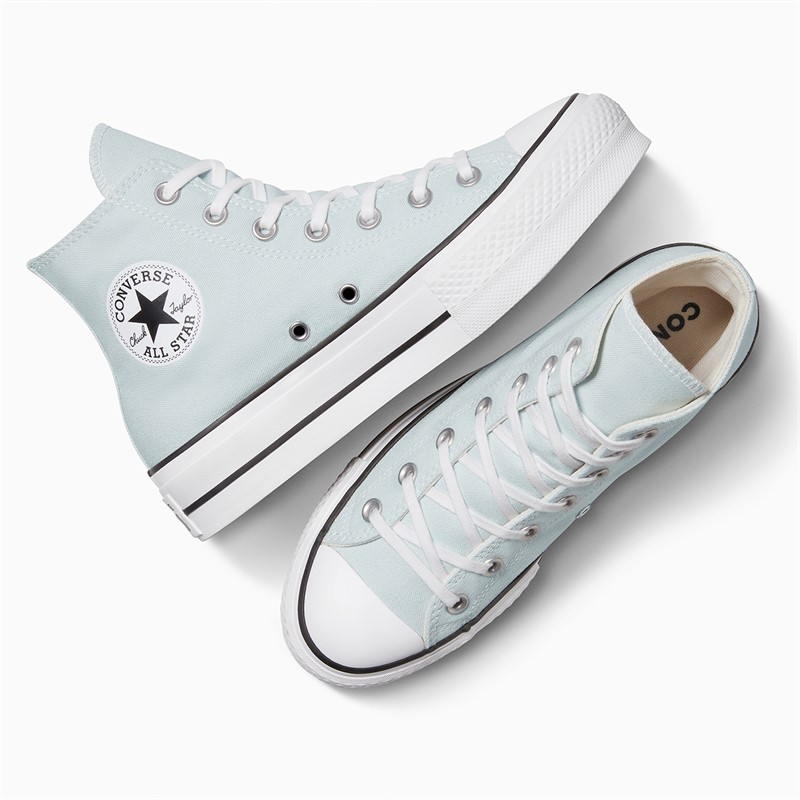 Converse Womens Chuck Taylor All Star Lift Platform Hi Trainers You Dew You/White/Black