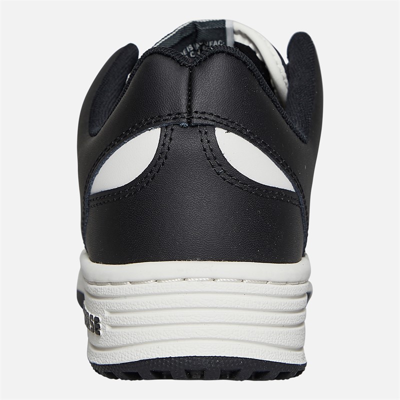 Converse Mens Weapon Leather Trainers Black/Black/White