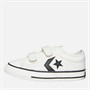 Converse Infant Star Player 76 Ox Easy On Canvas Trainers Vintage White/Black/Egret