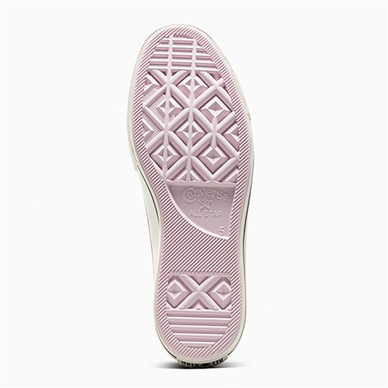 Converse Womens Chuck Taylor All Star Lift Platform Ox Polka Dots Trainers Egret/Black/Days Ahead