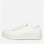 Converse Womens Chuck Taylor All Star Lift Platform Ox Mono Trainers Vintage White/Vintage White