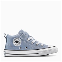 Converse Kids Chuck Taylor All Star Malden Street Mid Easy On Trainers Wet Stone/White/Black