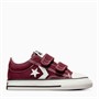 Converse Infant Star Player 76 Ox Easy On Trainers Cherry Daze/Vintage White