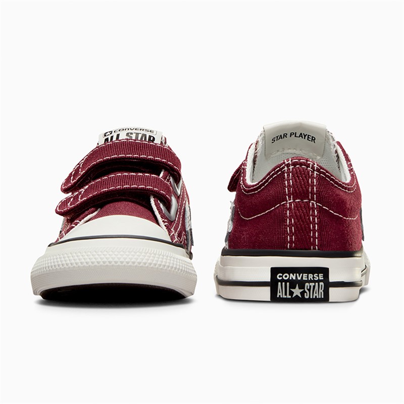 Converse Infant Star Player 76 Ox Easy On Trainers Cherry Daze/Vintage White