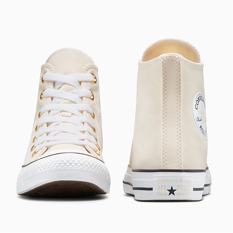 Converse Chuck Taylor All Star Ox Peached Canvas Trainers Light Dune/White/Gold