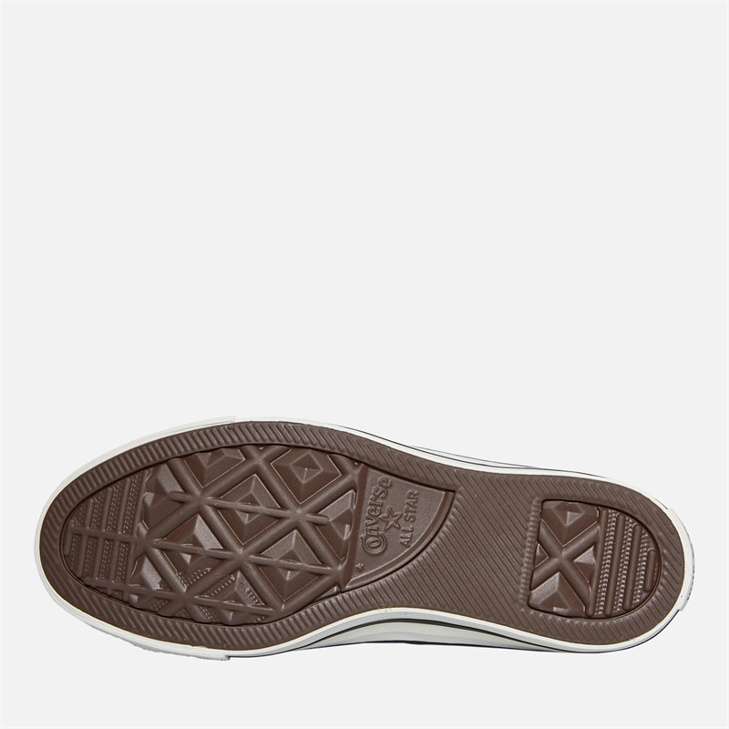 Converse Junior Girls Chuck Taylor All Star Ox Leopard Trainers Blueberry Ice/Egret/Black