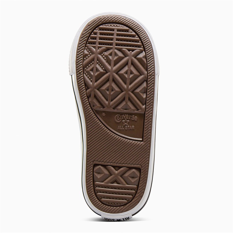 Converse Infant Boys Chuck Taylor All Star Ox Electric Bolt Easy On Trainers Black/Golden Wren