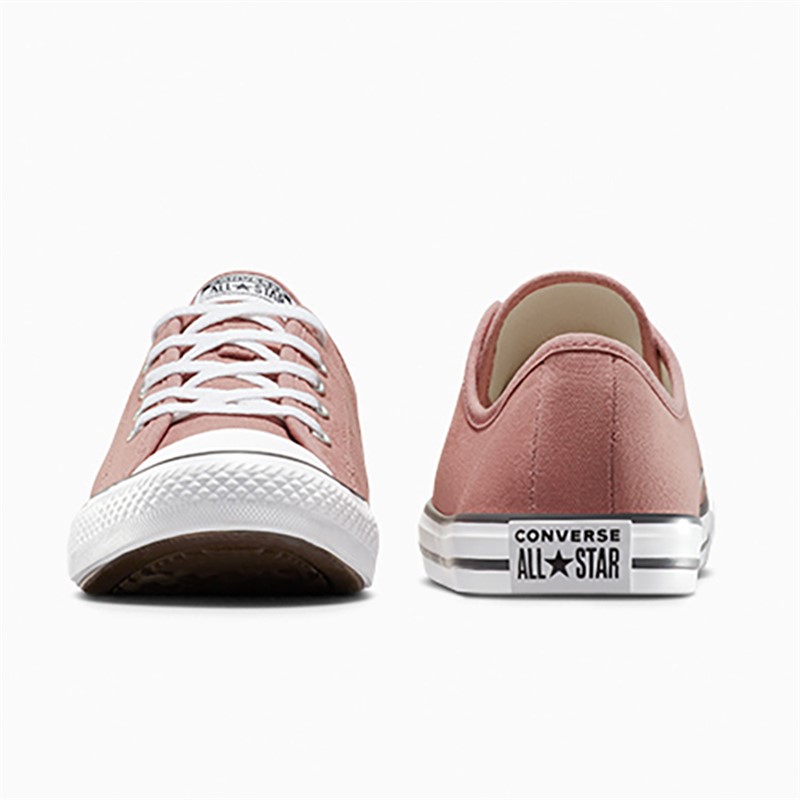 Converse Womens Chuck Taylor All Star Ox Dainty Trainers Light Saddle/Egret/Black