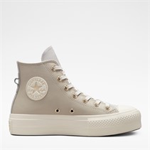 Converse Womens Chuck Taylor All Star Lift Platform Hi Trainers String/Pale Putty/Egret