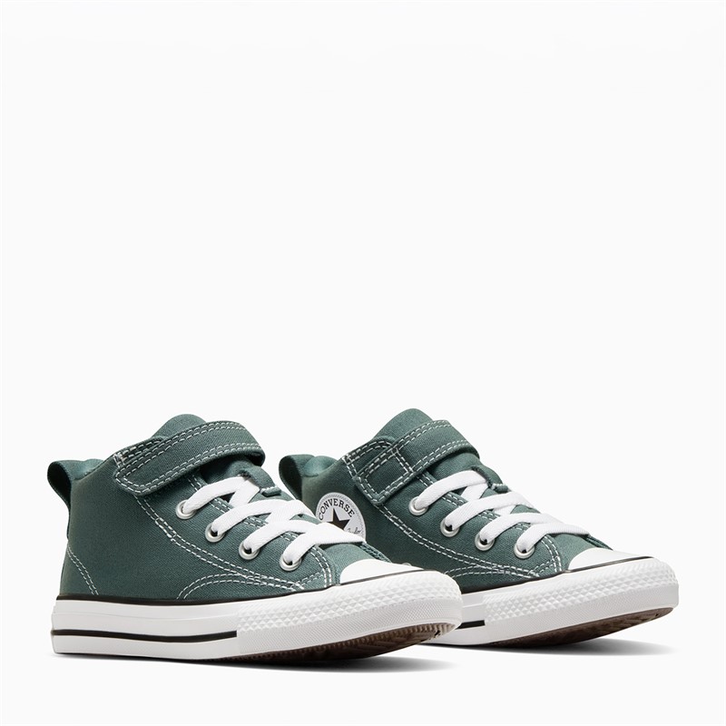 Converse Kids Chuck Taylor All Star Malden Street Mid Easy On Trainers True Nature/White/Black - Size 2.5