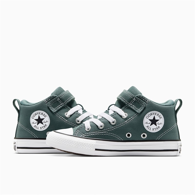 Converse Kids Chuck Taylor All Star Malden Street Mid Easy On Trainers True Nature/White/Black