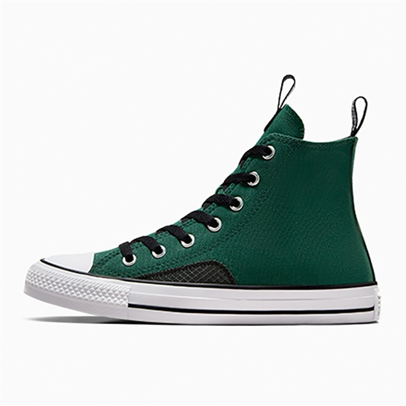 Converse Junior Chuck Taylor All Star Sporty Hi Trainers Green Envy/Black/White