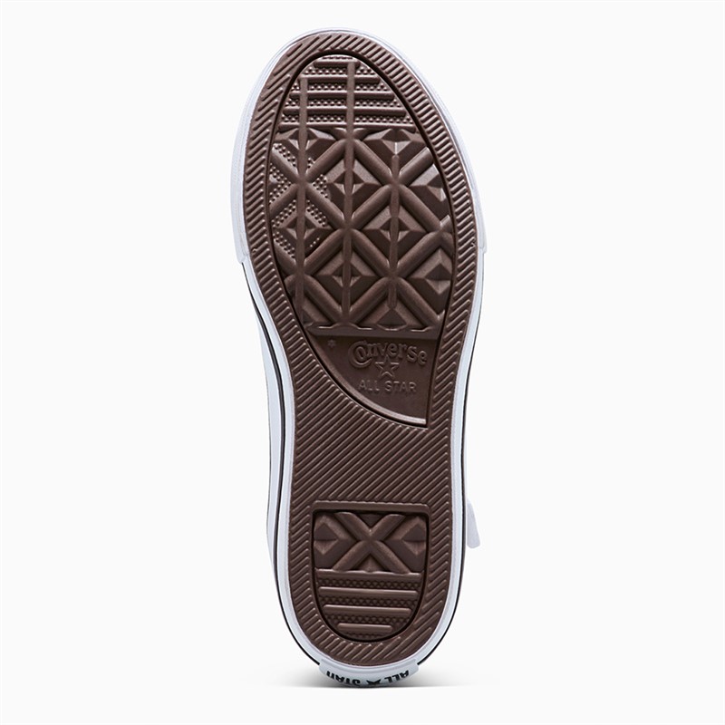 Converse Girls Chuck Taylor All Star Hi All Over Florals Easy On Trainers White/Light Jellyfish Jitter