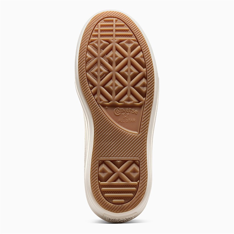 Converse Womens Chuck Taylor All Star Move Hi Canvas Trainers Papyrus/Vintage White/Egret