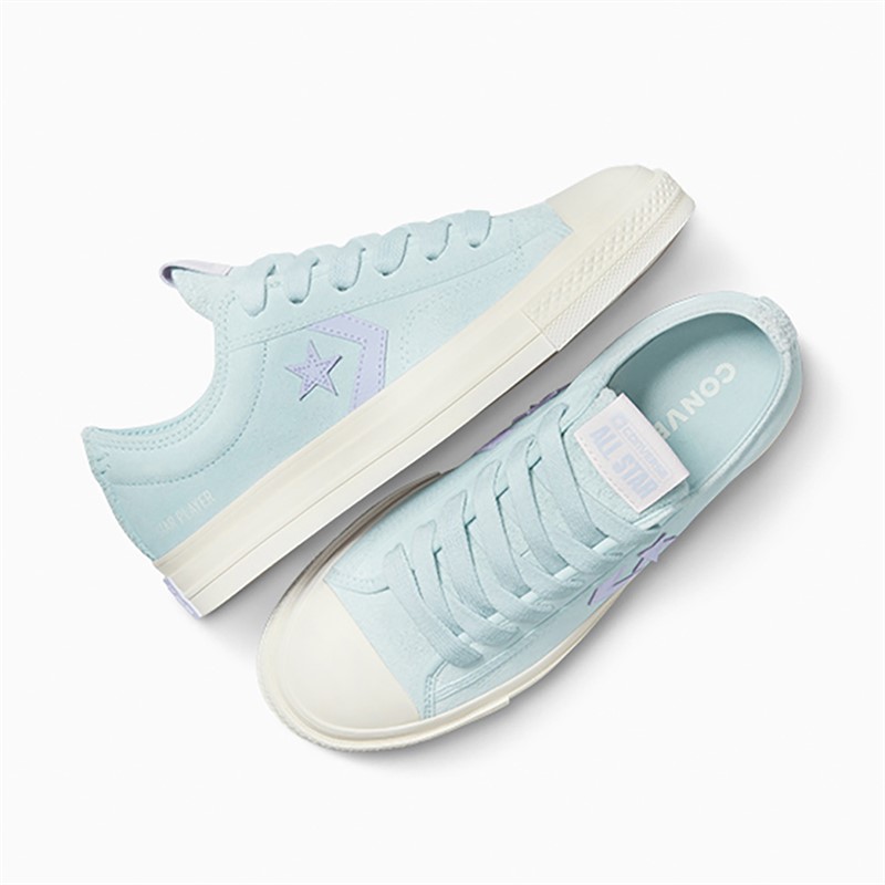Converse Star Player 76 Ox Colorful Suede Trainers You Dew You/Blueberry Ice