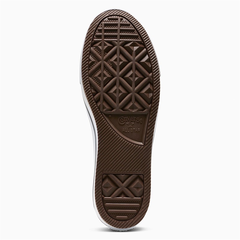 Converse Junior Girls Chuck Taylor All Star Lift Platform Ox Florals Trainers Sugar Berry/White/Black