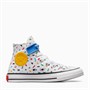 Converse Kids Chuck Taylor All Star Hi Easy On Doodles Trainers White/Blue Slushy/White