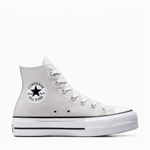 Converse Womens Chuck Taylor All Star Lift Platform Hi Canvas Trainers Barely Grey/White/Black