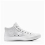 Converse Chuck Taylor All Star Malden Street Mid Faux Leather Trainers White/White/White
