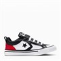 Converse Kids Pro Blaze Strap Easy On Trainers Black/Red/White