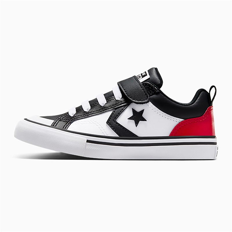 Converse Kids Pro Blaze Strap Easy On Trainers Black/Red/White