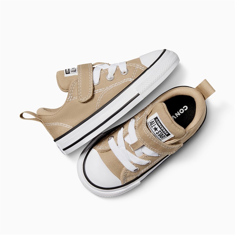 Converse Kids Chuck Taylor All Star Malden Street Ox Easy On Trainers Vintage Cargo/White/Black