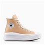 Converse Junior Chuck Taylor All Star Move Hi Trainers Coastal Dune/White